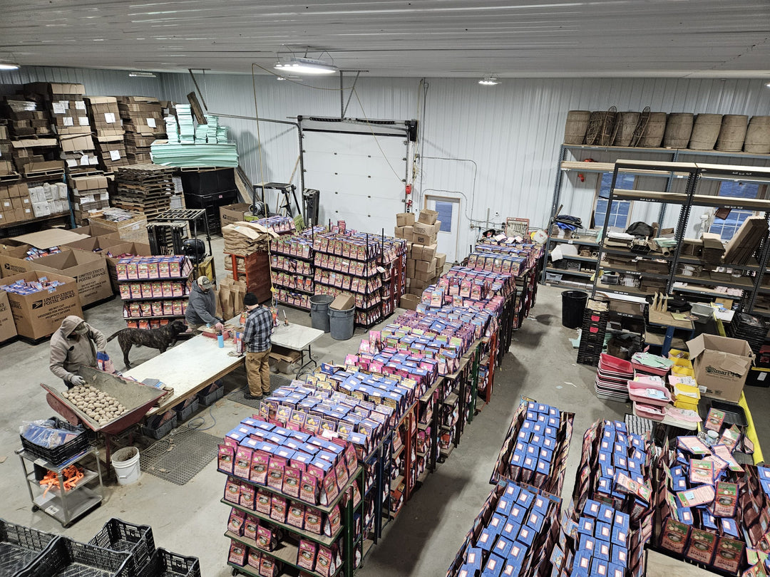 Winding Down A Bagging Session On Wood Prairie Family Farm