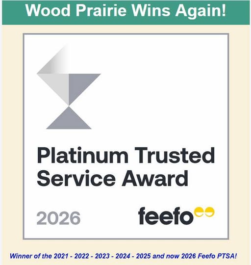 As the Days Lengthen, The Cold Strengthens & Wood Prairie Wins Yet Another Feefo Award!