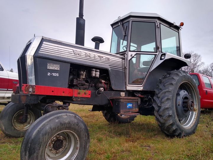 'WHITE' TRACTOR FINDS NEW HOME ON WOOD PRAIRIE FAMILY FARM.  In the early 1970s, in a frenzy of industry consolidation,