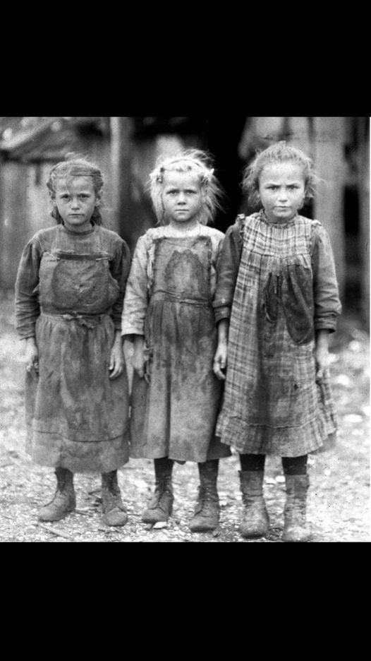 CHILD OYSTER SHUCKERS. PORT ROYAL, SOUTH CAROLINA.  Circa 1911.  Those who came before us knew how to work hard, yet in