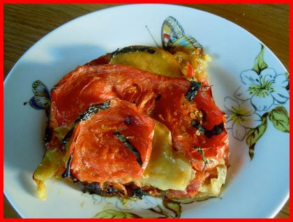 Spiced Tomato and Potato Gratin