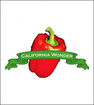 Pepper Seed. Organic California Wonder. Heirloom. Pkt. image 0
