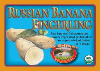 SUPREME. FINGERLING. Organic Russian Banana Certified Seed Potatoes image 0