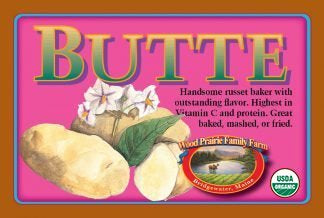 SUPREME. Organic Butte Certified Seed Potatoes image 0