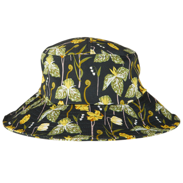 Womanswork Cotton Bucket Sun Hat, Woodland Garden
