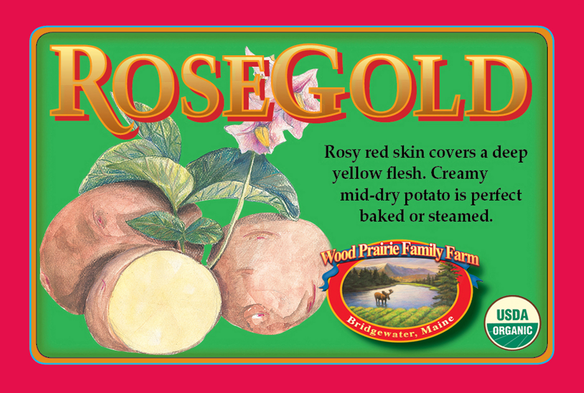 SUPREME. Organic Rose Gold Certified Seed Potatoes image 0