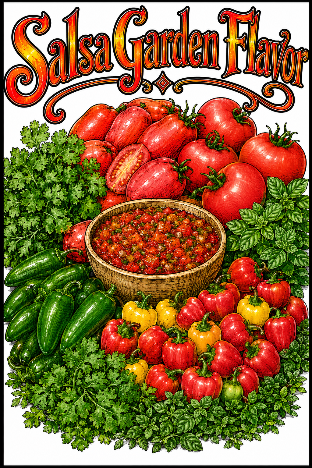Organic Salsa Garden Flavor Bundle
