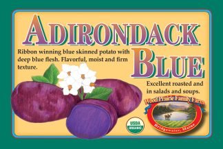 Organic Adirondack Blue Certified Seed Potatoes